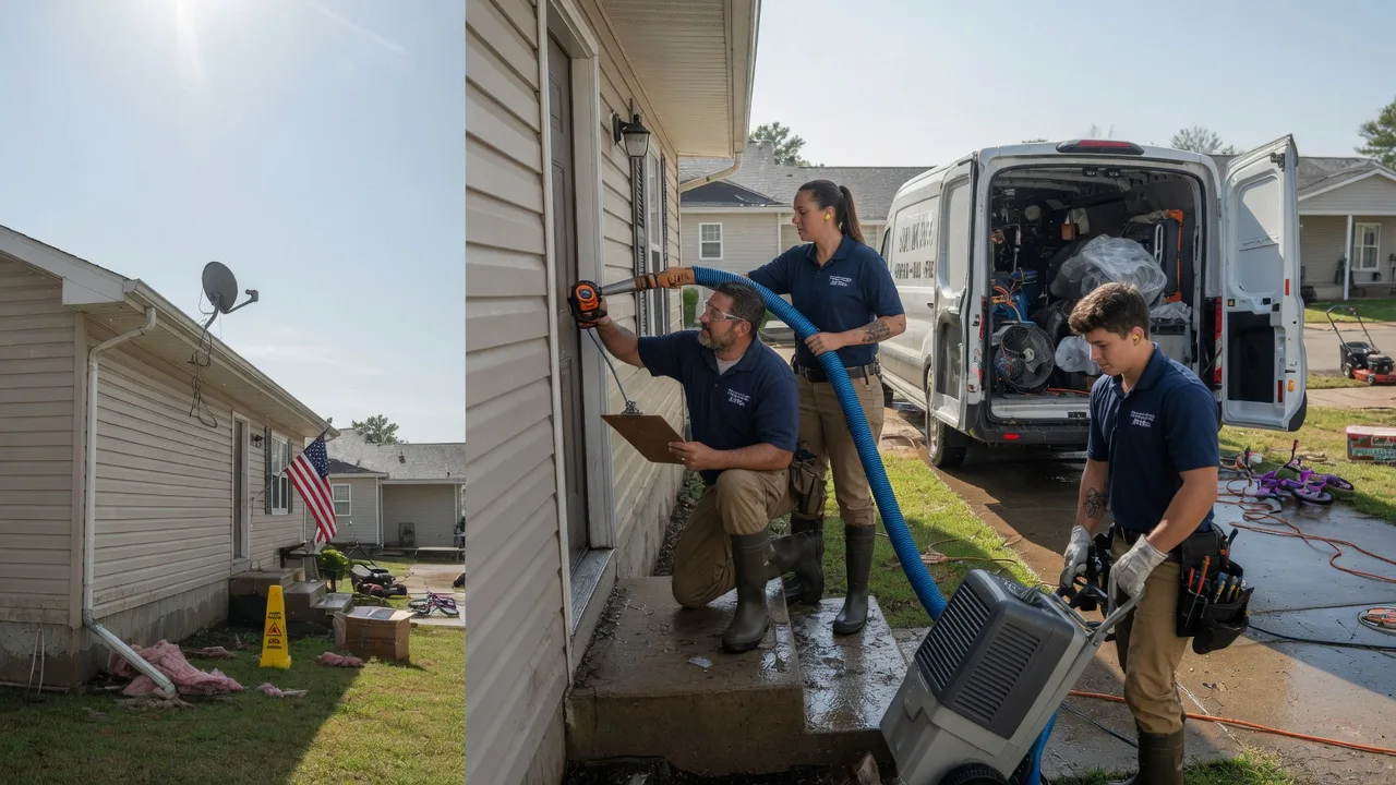 Ceiling Water Damage Restoration in Damascus, OH near me